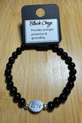 Black Onyx Charm - Love