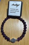 Amethyst Charm - MOM