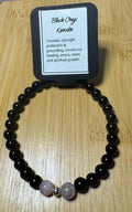 Black Onyx and Kunzite 7 inch