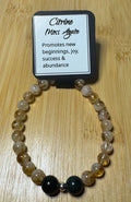 Citrine and Moss Agate 7 inch