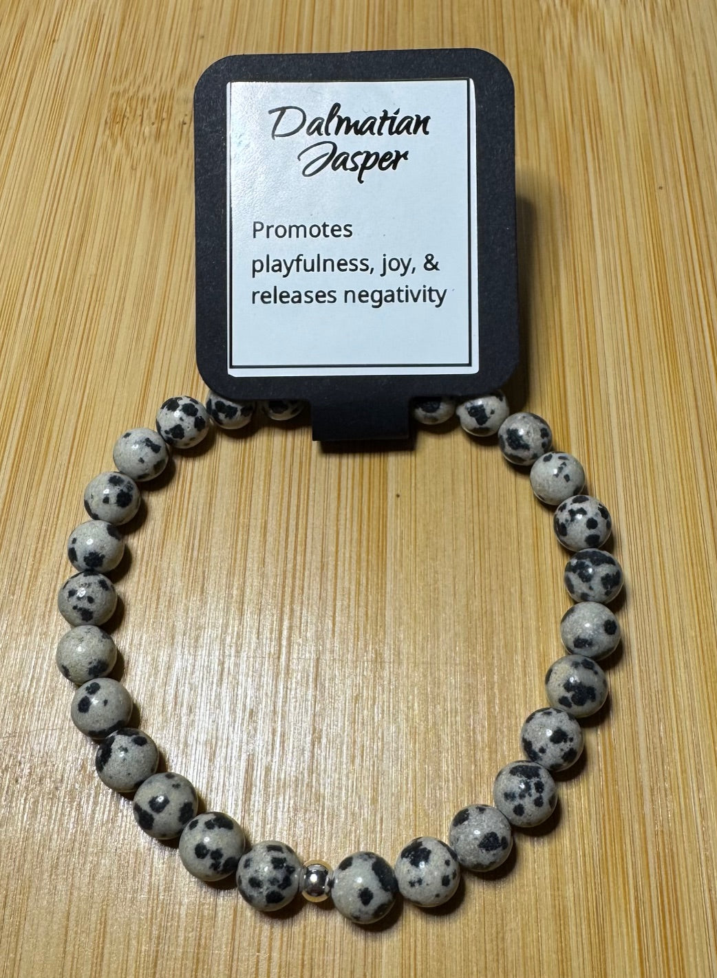 Dalmatian Jasper 8 inch