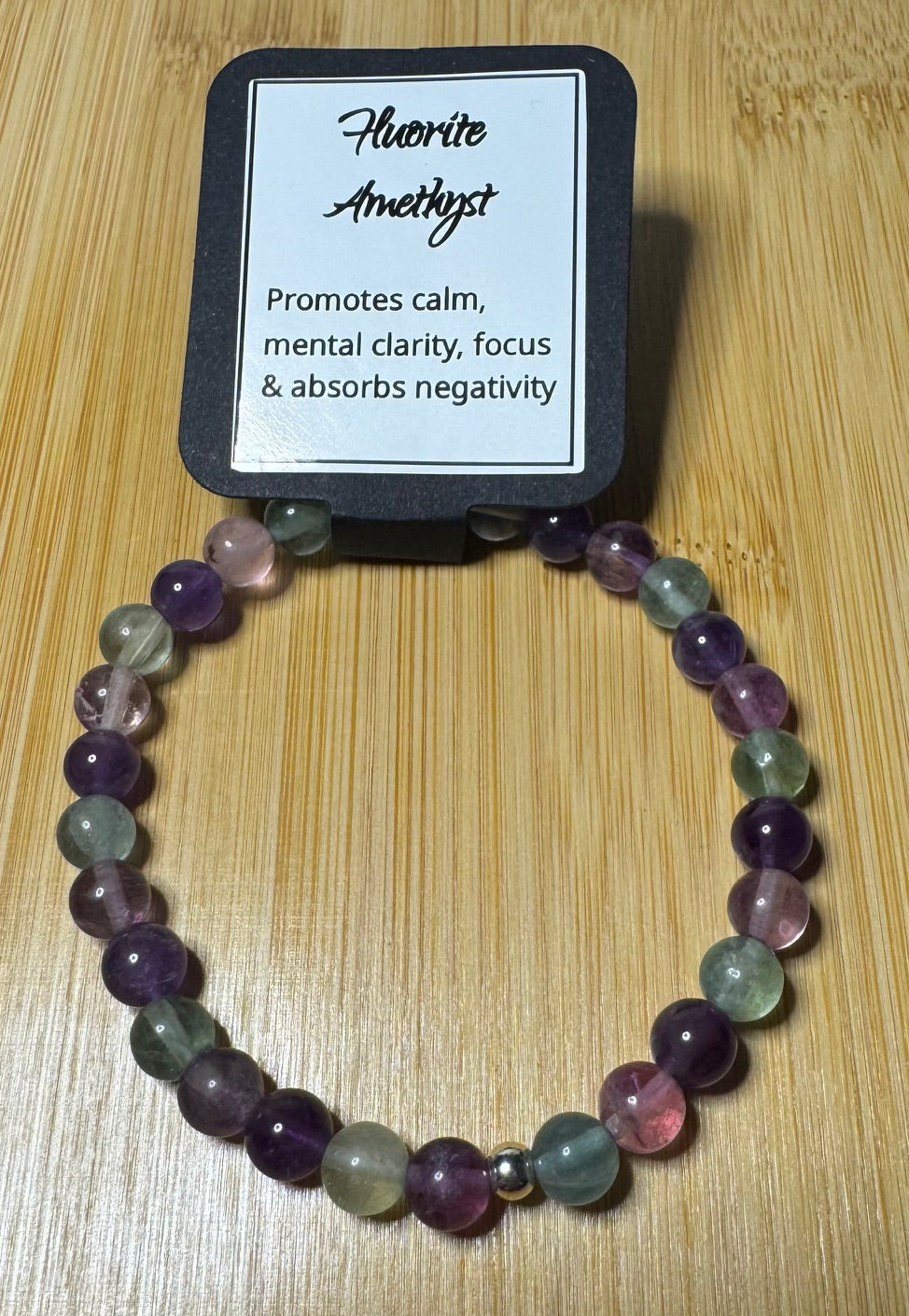 Fluorite and Amethyst 7 inch