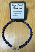 Lapis Lazuli and Moonstone 7 inch