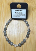 Moonstone and Labradorite 7 inch Bracelet