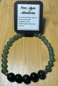 Moss Agate and Adventurine 7 inch