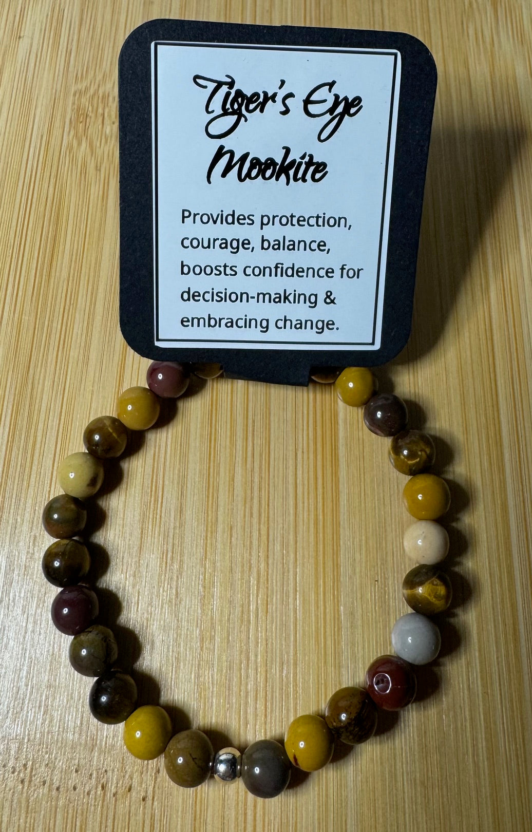 Tiger's Eye and Mookite 6 inch