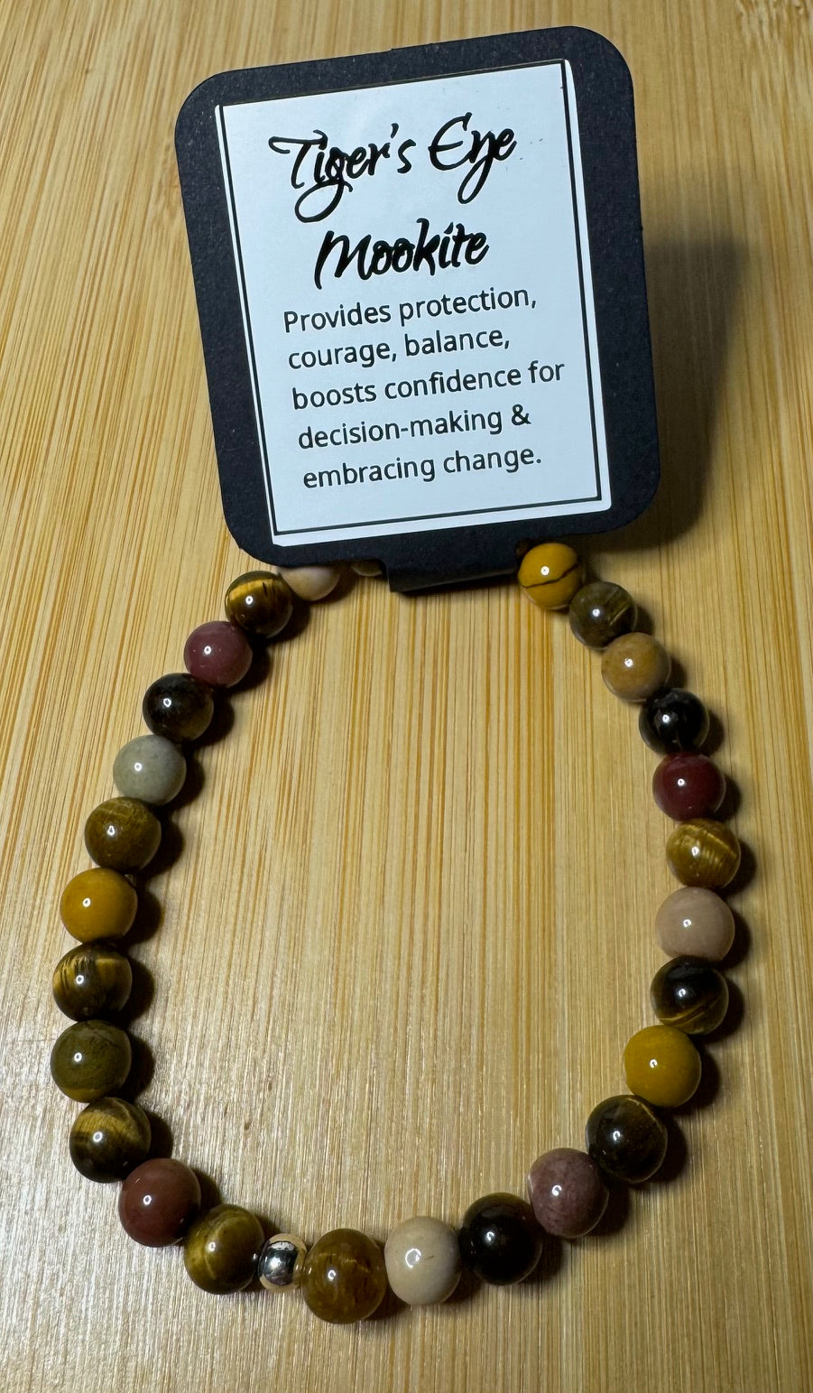 Tiger's Eye and Mookite 7 inch